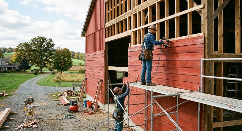 Barn Siding Replacement in Fairfield County, CT