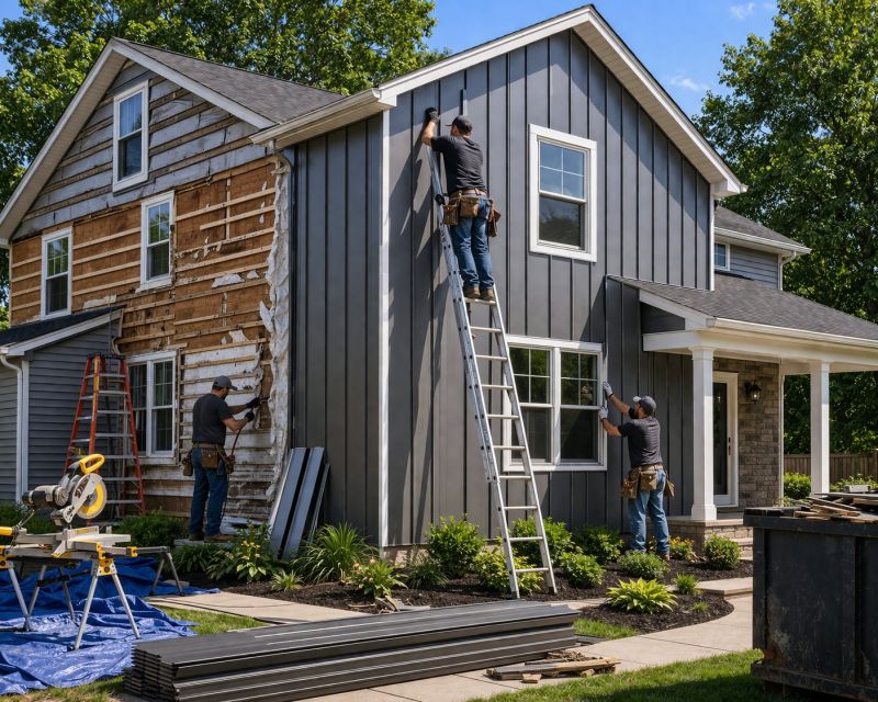 Damaged Siding Replacement in Stamford, CT