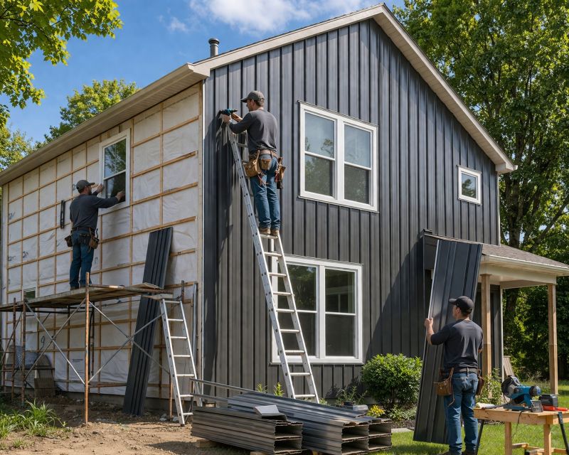 Metal Siding Replacement in Boston, MA