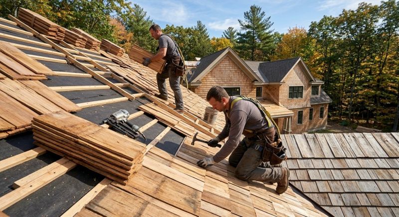 Wood Roofing Installation in Fredericksburg, VA