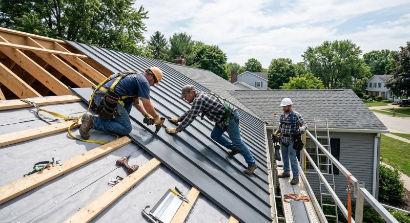 Aluminum Roof Installation in Fredericksburg, VA