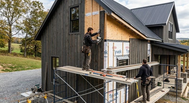 Barn Siding Installation in Boston, MA