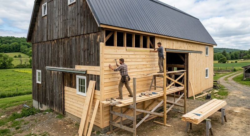 Barn Wood Siding Installation in Norwalk, CT