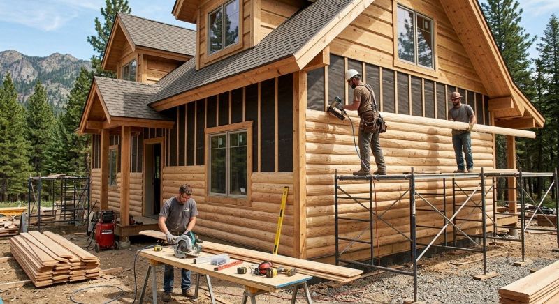 Cabin Siding Installation in Boston, MA