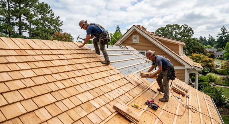 Cedar Roof Construction in Alexandria, VA