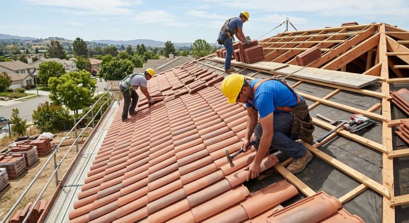 Clay Tile Roofing Installation in Alexandria, VA