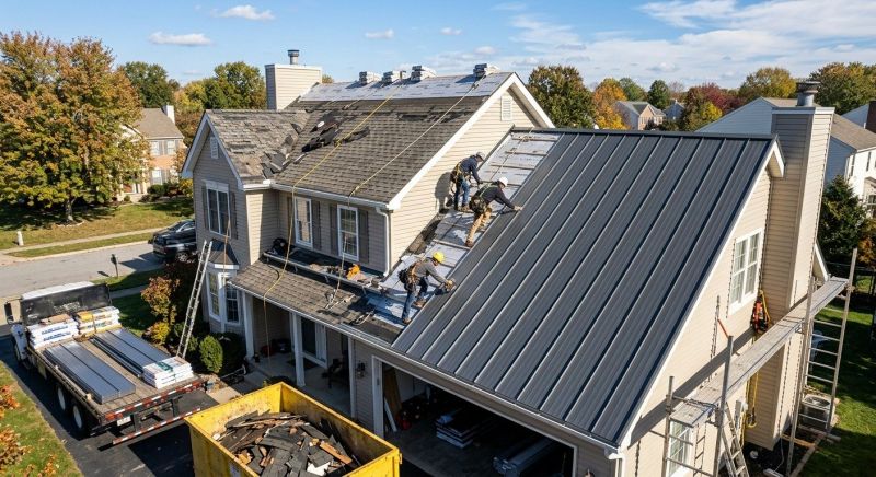Copper Roof Replacement in Alexandria, VA