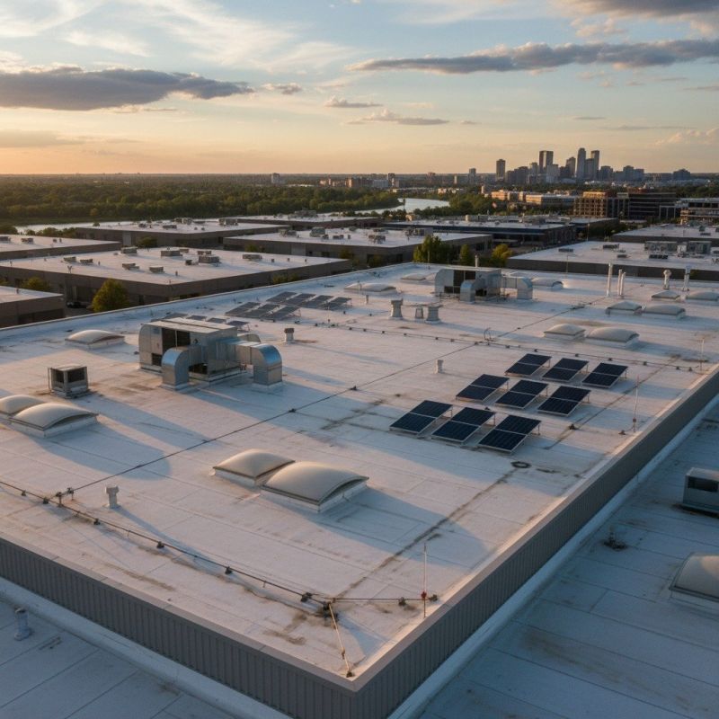 Commercial Roof Installation detail