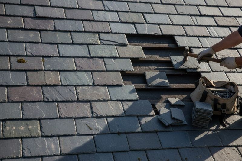 Slate Roof Leak Repair detail