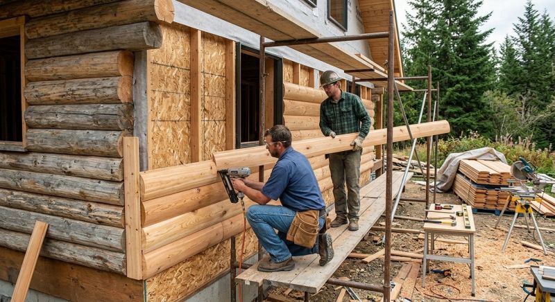 Log Siding Replacement in Fairfield County, CT
