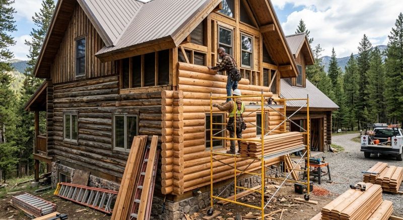 Log Siding Replacement in Fairfield County, CT