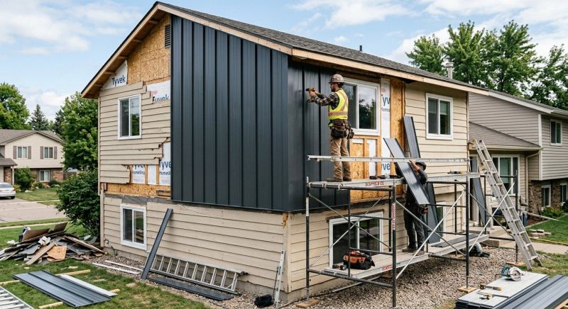 Metal Siding Replacement in Fairfield County, CT