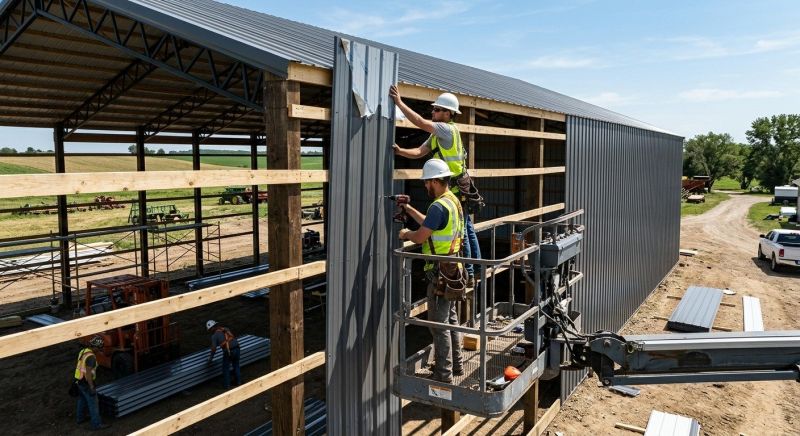 Pole Barn Siding Installation in Fairfield County, CT
