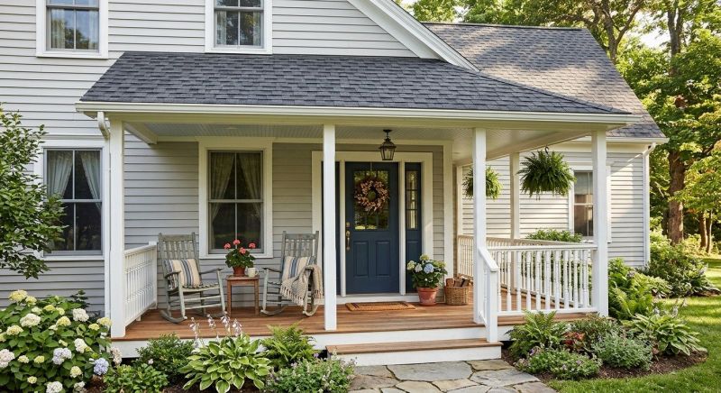Porch Roofing Installation in Worcester, MA