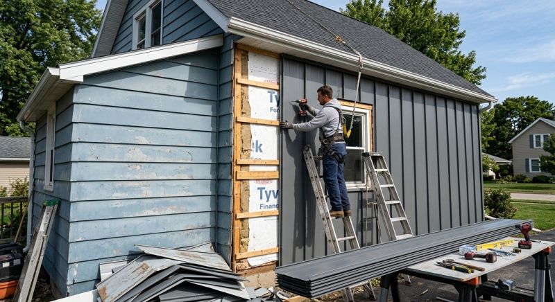 Sheet Metal Siding Replacement in Norwalk, CT