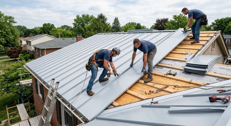 Sheet Roofing Installation in Fredericksburg, VA