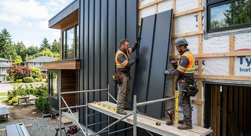 Steel Cladding Installation in Boston, MA