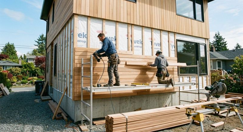 Wood Cladding Installation in Boston, MA